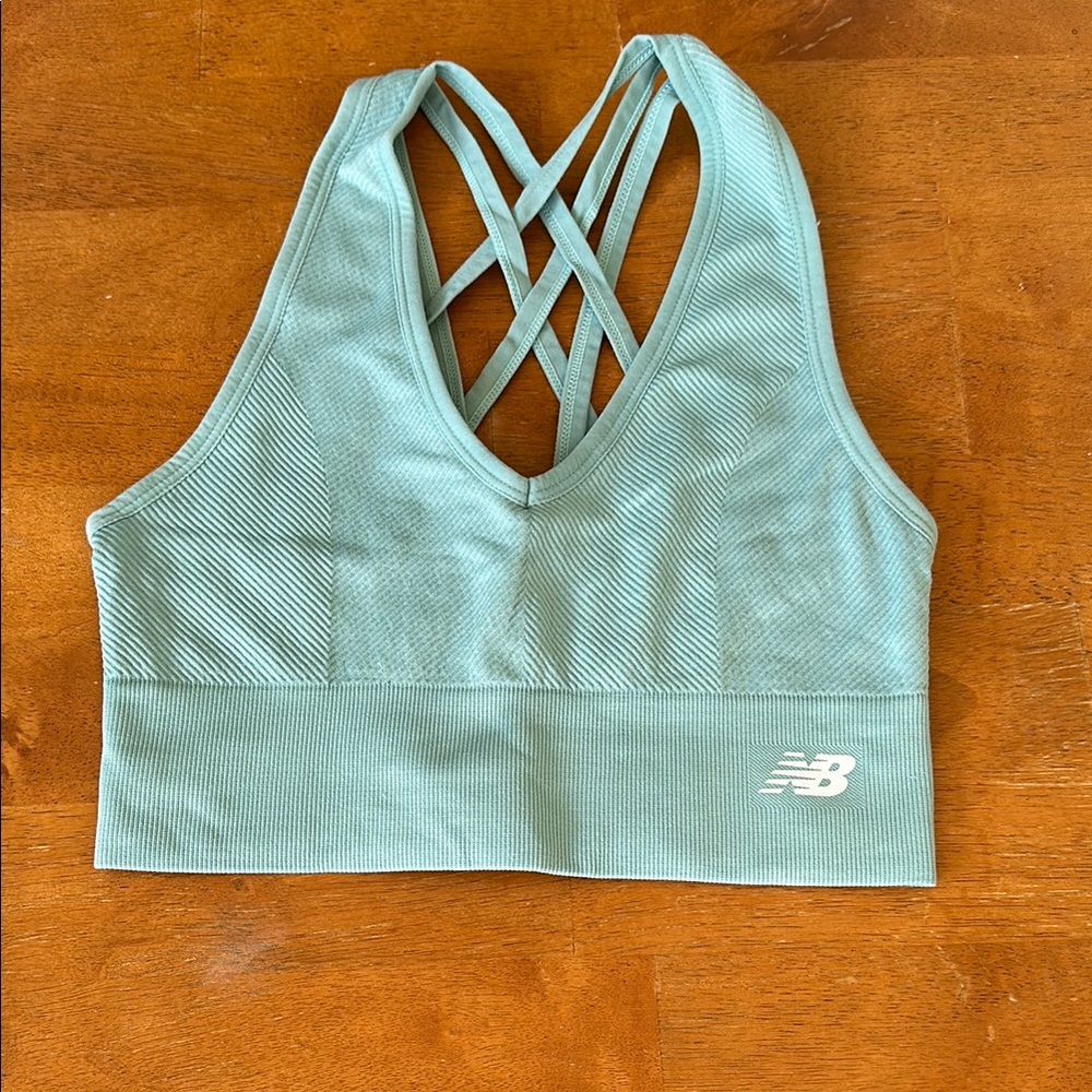 New Balance Women's Green Sports Bra